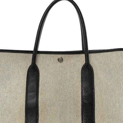 Hermes Toile Buffle Skipper Garden Party 36 MM Tote Black 7 of 15