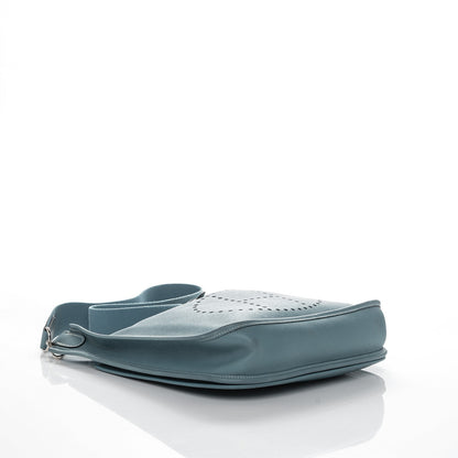 Hermes Epsom Evelyne II PM Blue Jean 4 of 10