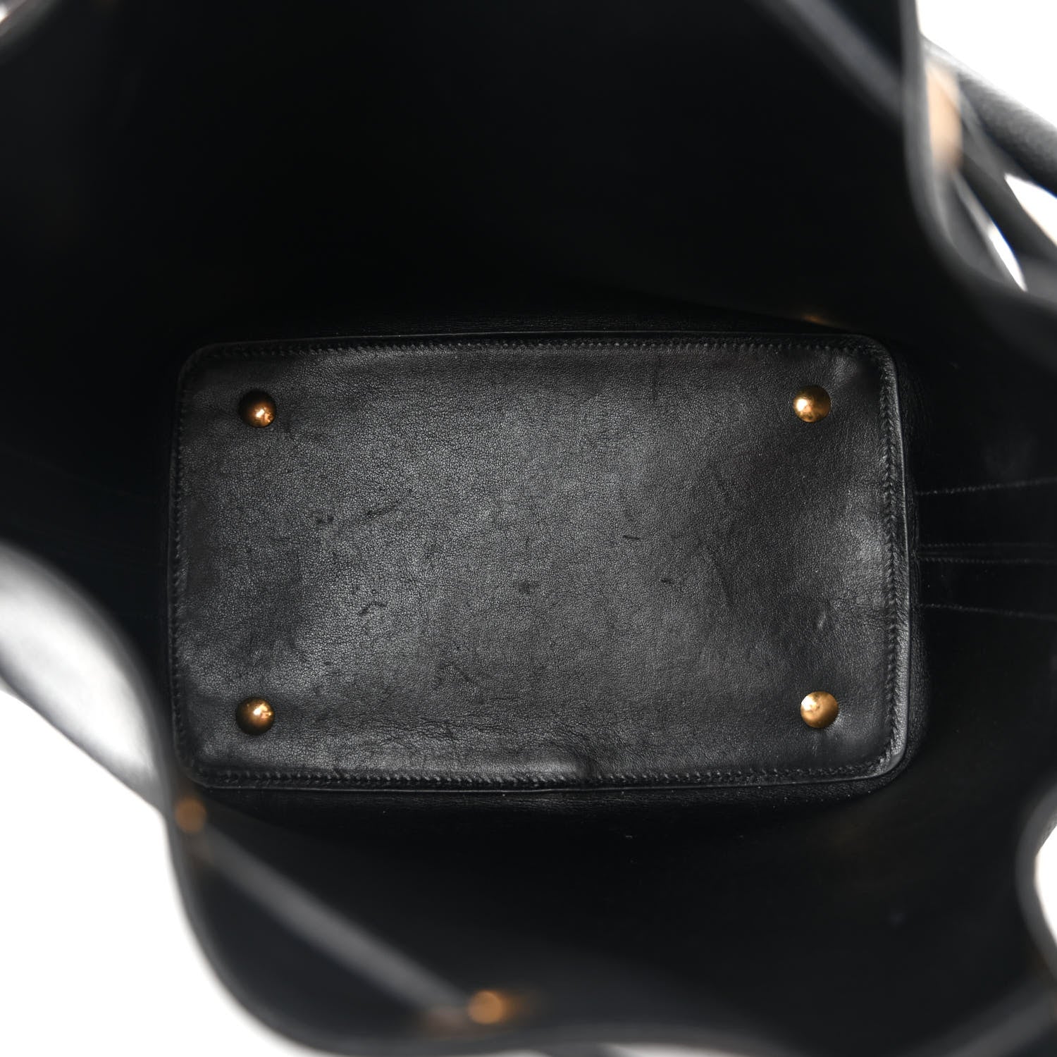 Saint Laurent Grained Calfskin Medium Emmanuelle Bucket Bag Black 5 of 13