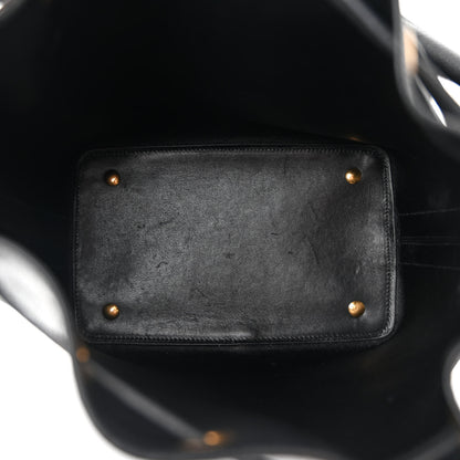 Saint Laurent Grained Calfskin Medium Emmanuelle Bucket Bag Black 5 of 13