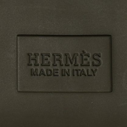 Hermes Calfskin Parachute Fresh Ankle Boots 37 Khaki 6 of 10