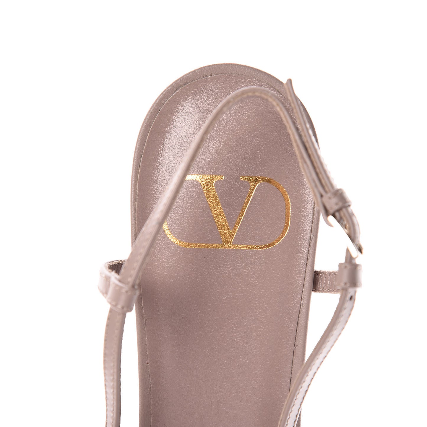 Calfskin Tonal Vlogo Slingback 40mm Pumps 37.5 Poudre