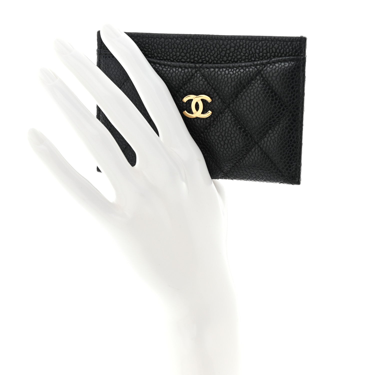 Chanel Caviar Quilted Card Holder Black 2 of 10