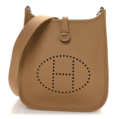 Hermes Taurillon Clemence Evelyne TPM Biscuit 1 of 11