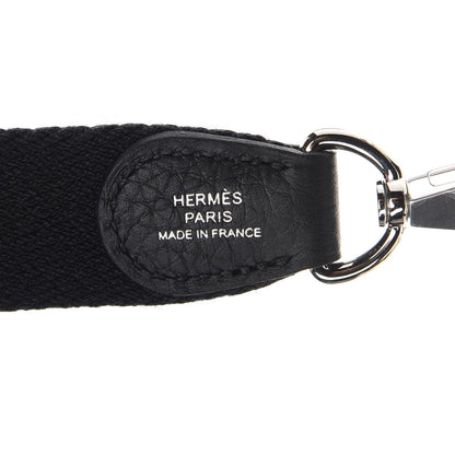 Hermes Taurillon Clemence Evelyne TPM Black 8 of 10