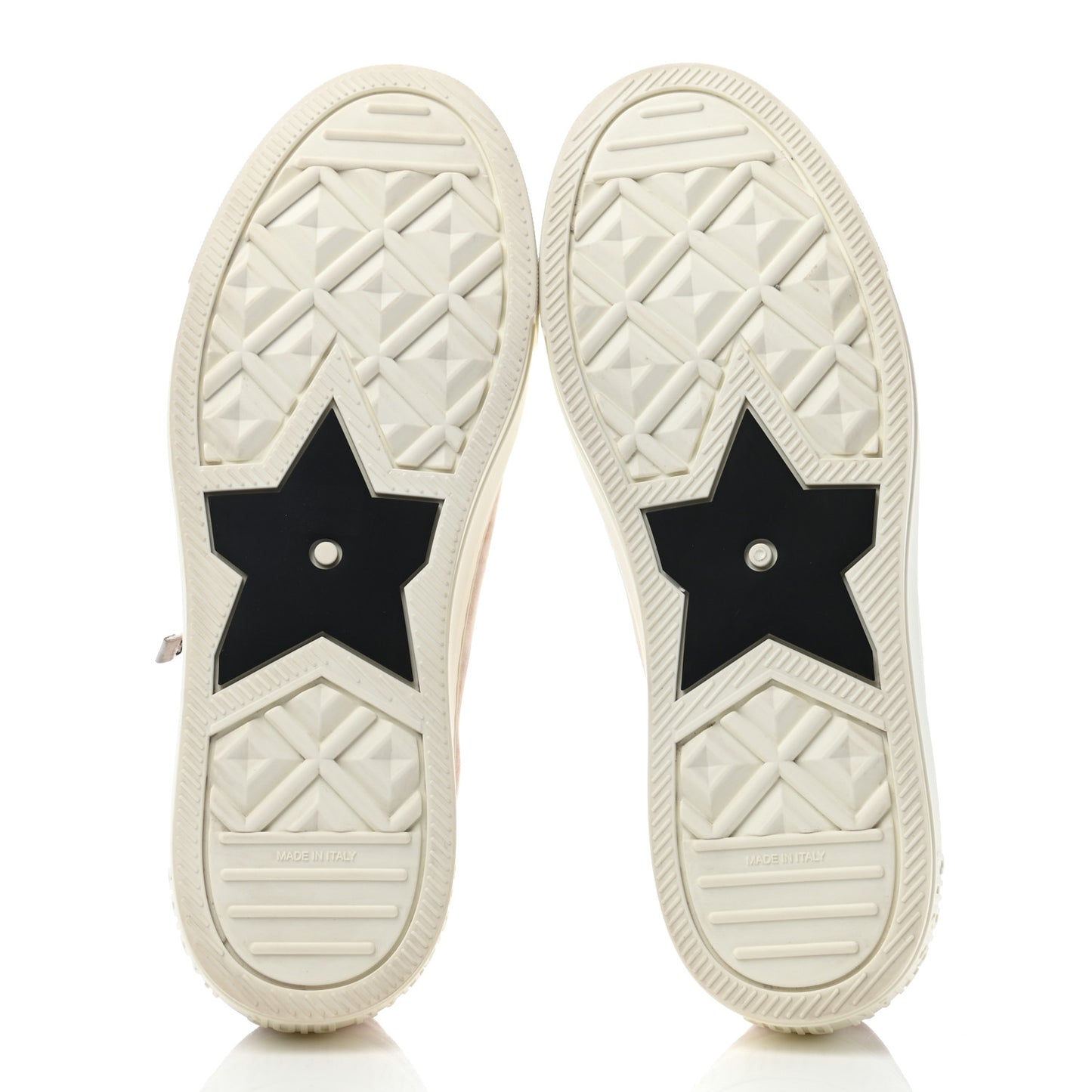 Velvet Walk'N'Dior Low Top Sneakers 38 Nude