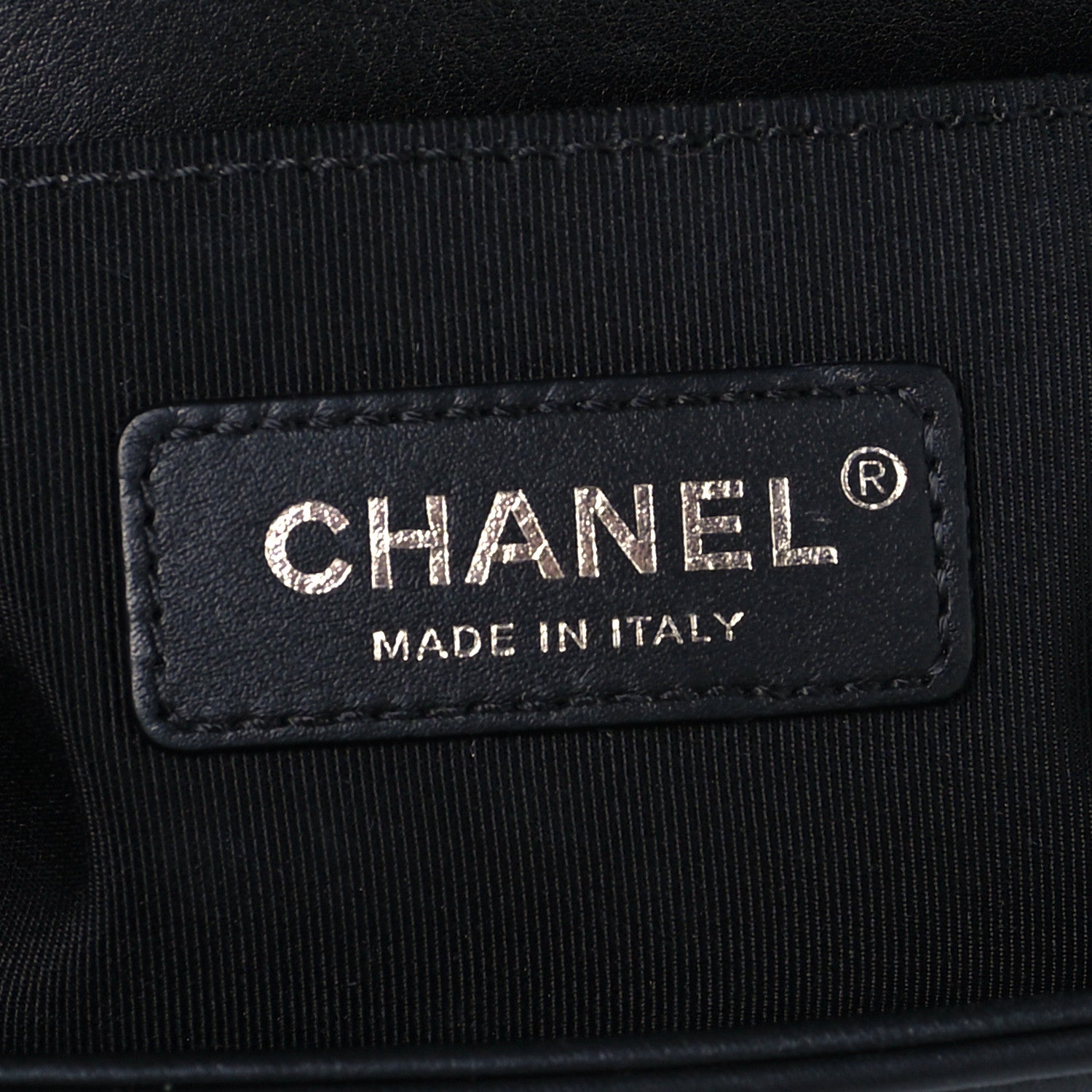 Chanel Calfskin Chevron Quilted Small Boy Flap Black 5 of 9