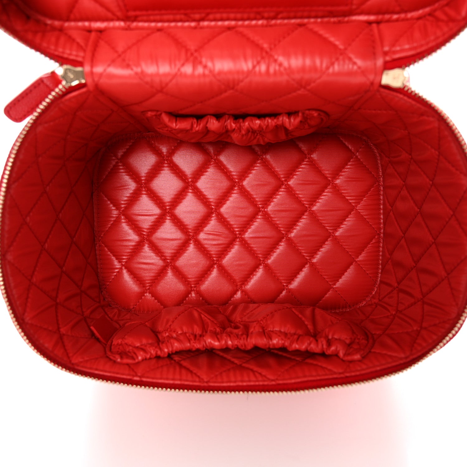 Chanel Caviar Quilted Large Vanity Pouch Red 5 of 11