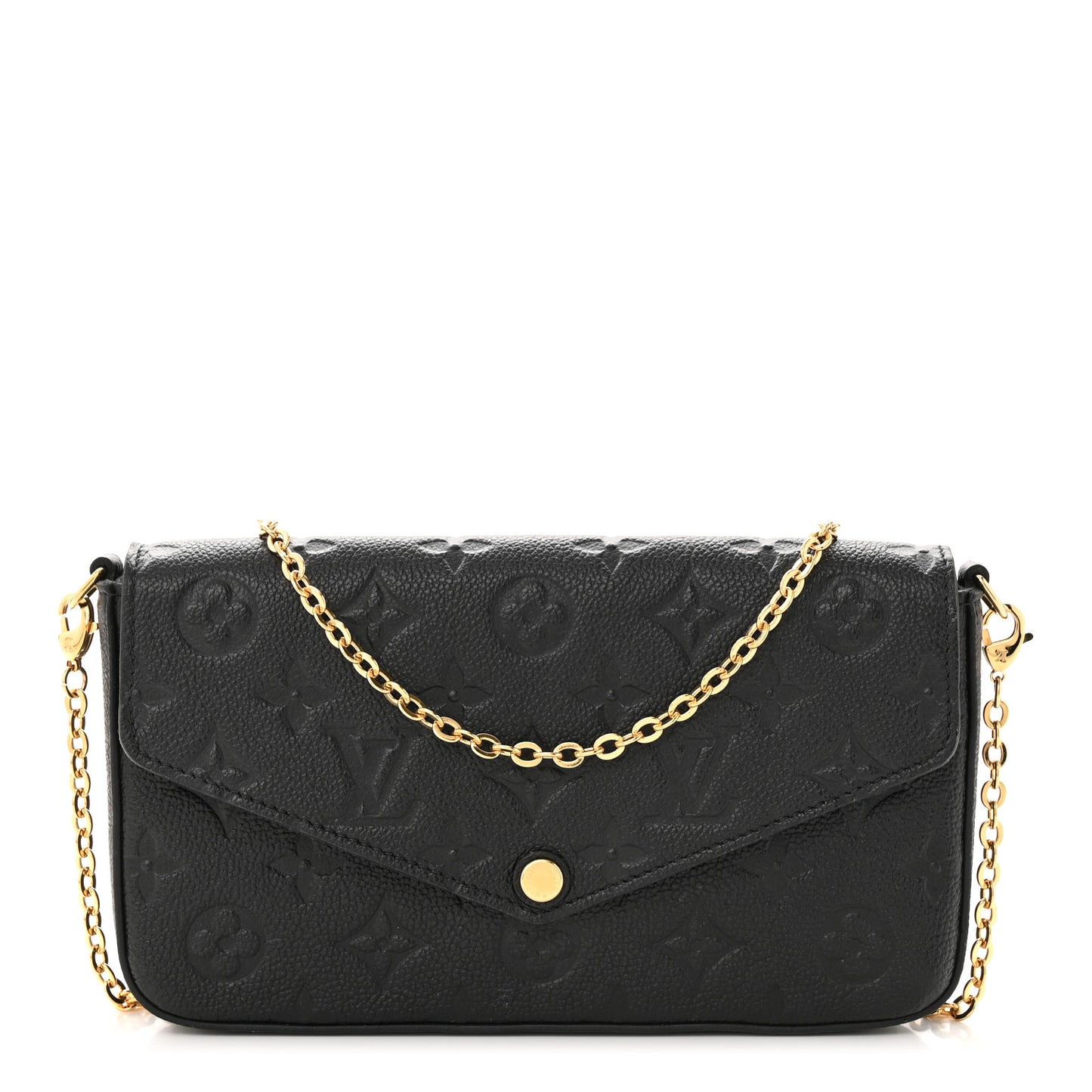 Empreinte Pochette Felicie Chain Wallet Black