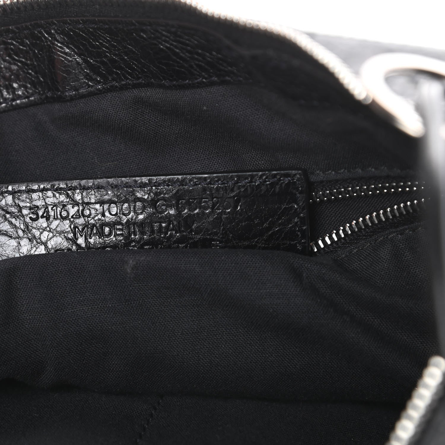 Balenciaga Agneau Classic Silver Hardware Flat Messenger Black 7 of 14