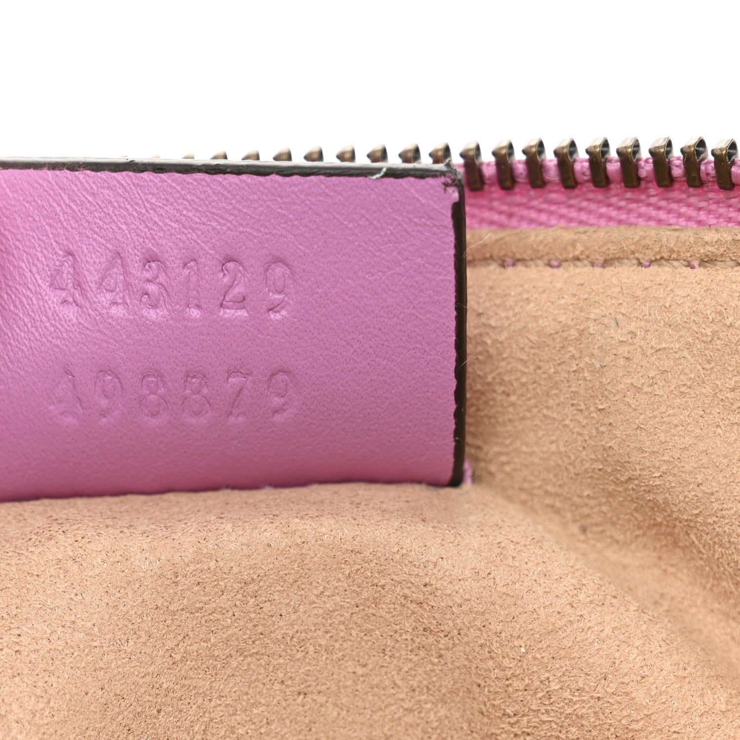 Gucci Calfskin Matelasse Mini GG Marmont Chain Bag Candy Mousse 7 of 14