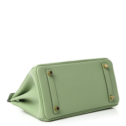 Hermes Swift Birkin 25 Vert Criquet 4 of 11