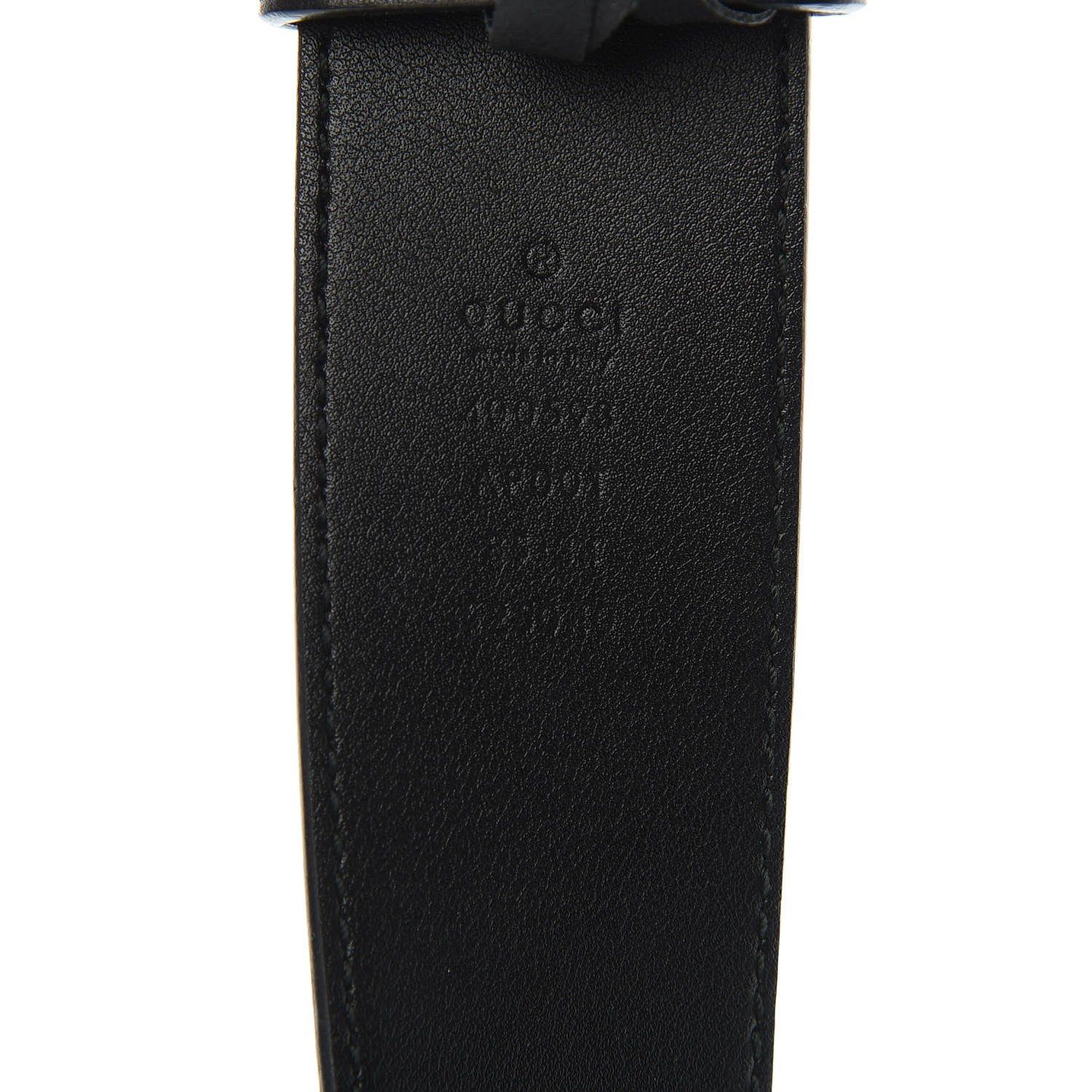 Gucci Calfskin Double G 40mm Belt 85 34 Black 4 of 6