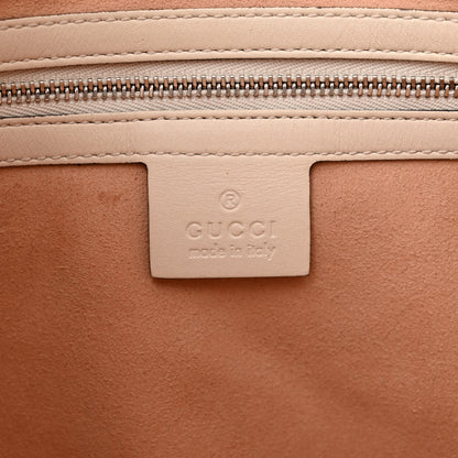 Gucci Calfskin Web Stripe Medium Dionysus Hobo White 6 of 18