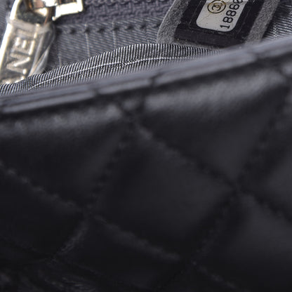 Chanel Lambskin Medium Westminster Pearl Flap Black 9 of 11