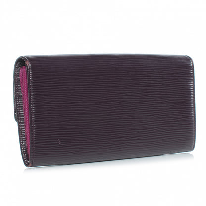 Louis Vuitton Epi Sarah Wallet Cassis 3 of 7