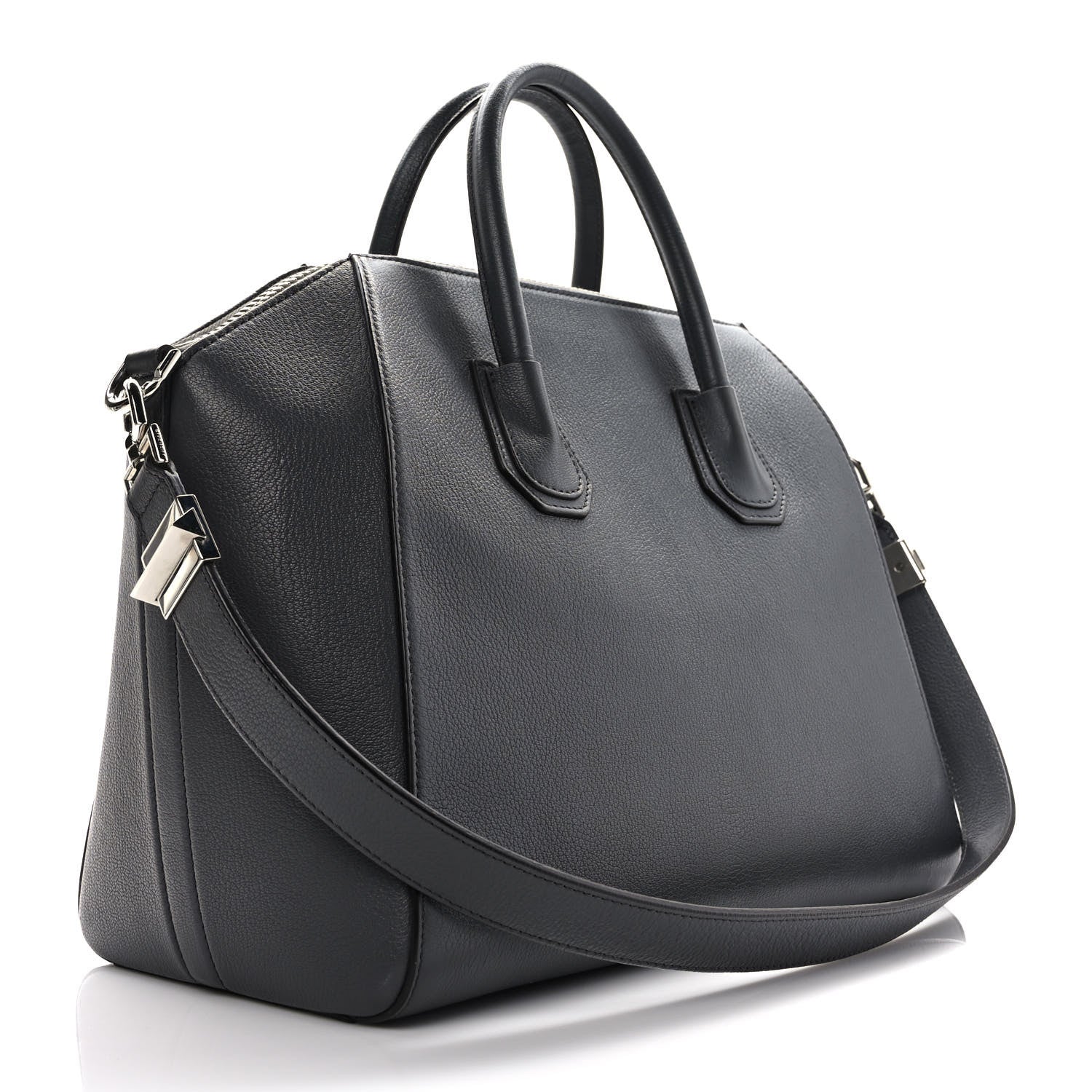 Givenchy Sugar Goatskin Medium Antigona Dark Grey 3 of 9