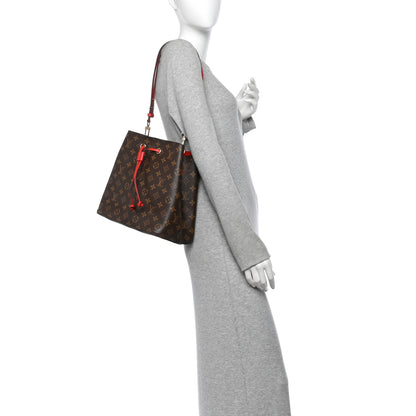 Louis Vuitton Monogram Neonoe MM Coquelicot 2 of 10