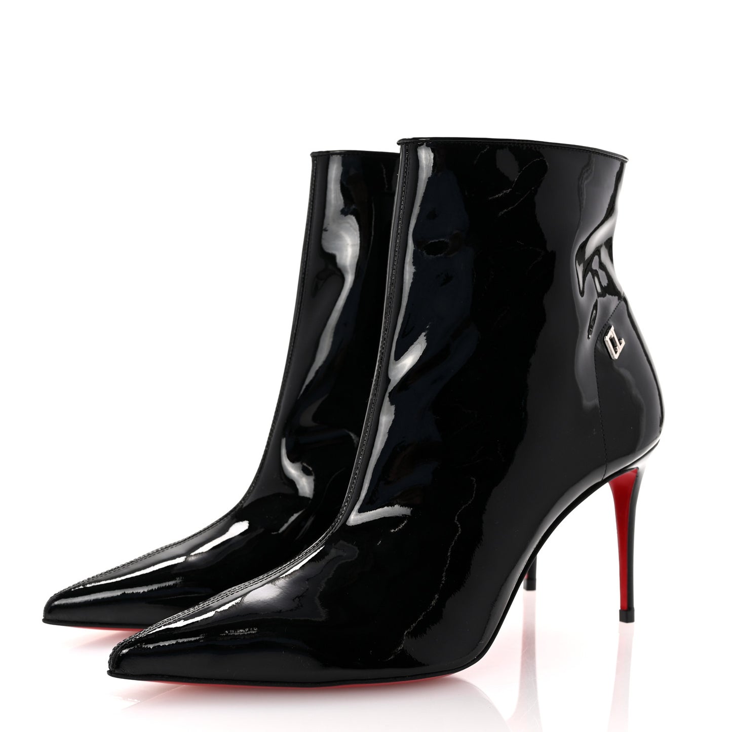 Patent Sporty Kate Booty 85 Ankle Boots 39.5 Black