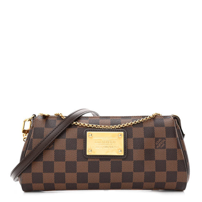 Louis Vuitton Damier Ebene Eva Clutch 1 of 10