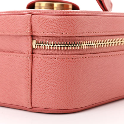 Chanel Caviar Quilted Medium CC Filigree Vanity Case Rose Pink 11 of 11