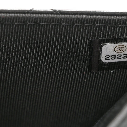 Chanel Lambskin Quilted Wallet On Chain WOC Black 8 of 13