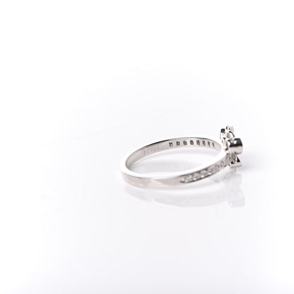 Tiffany Platinum Diamond Enchant Butterfly Ring 53 6.5 6 of 6