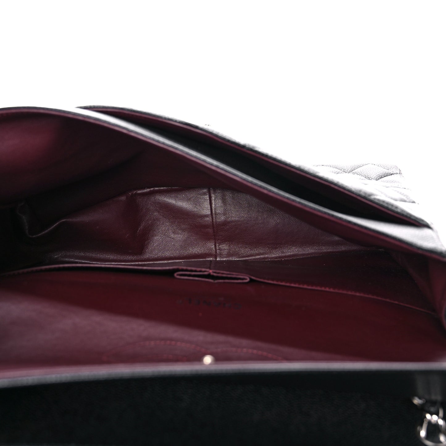 Caviar Quilted Maxi Double Flap Black