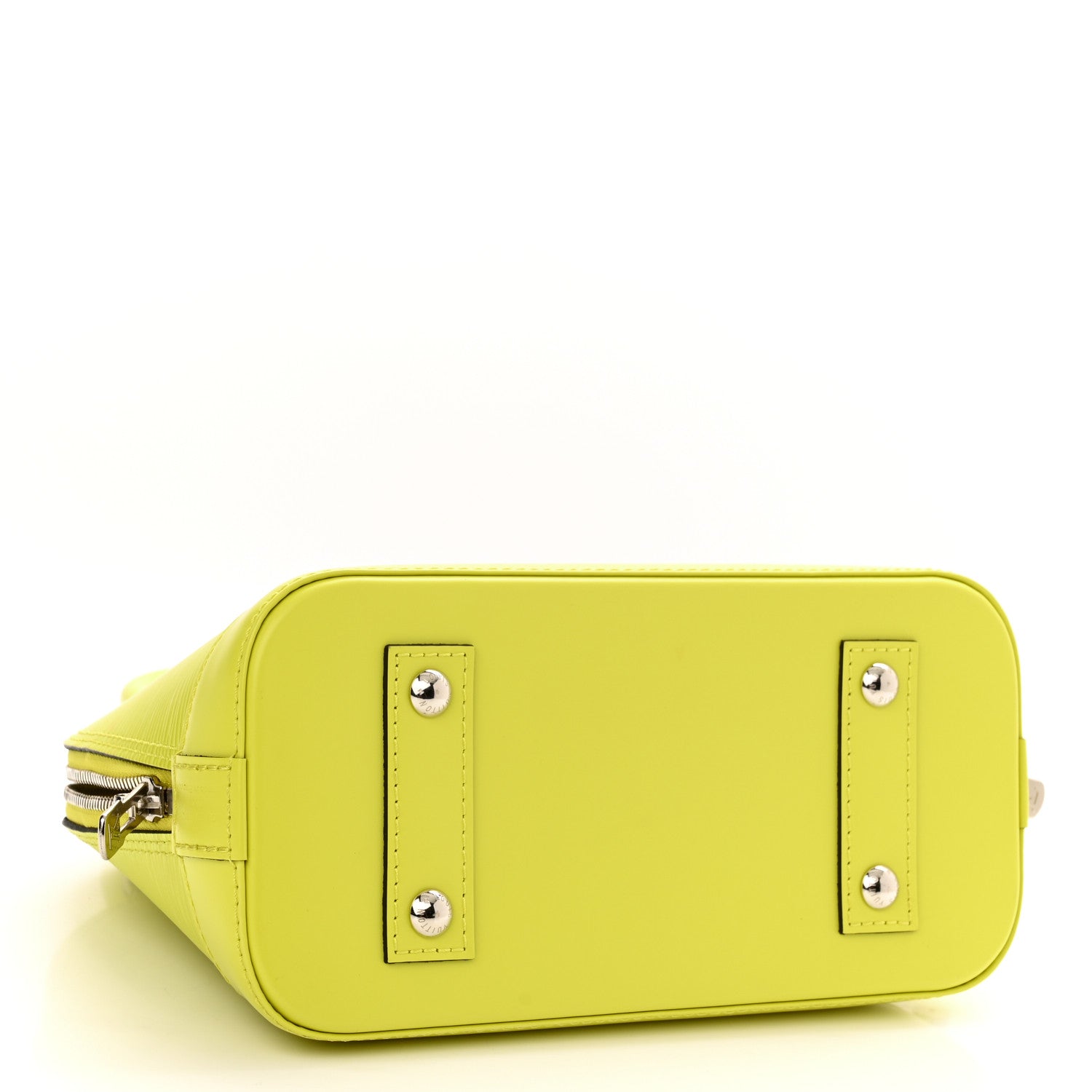 Louis Vuitton Epi Jacquard Alma BB Yellow Citron 4 of 9