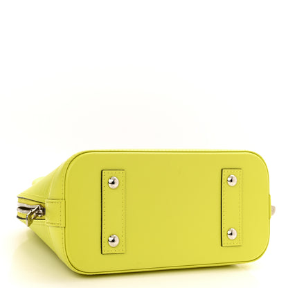 Louis Vuitton Epi Jacquard Alma BB Yellow Citron 4 of 9