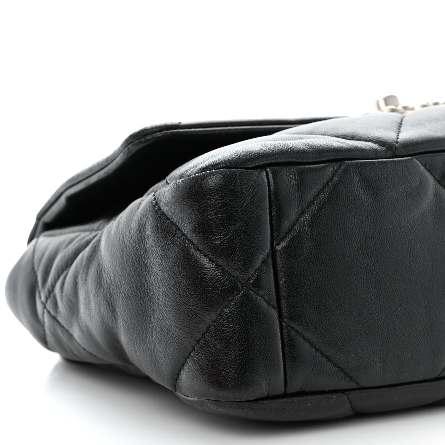 Chanel Lambskin Quilted Medium Chanel 19 Flap Black 9 of 10