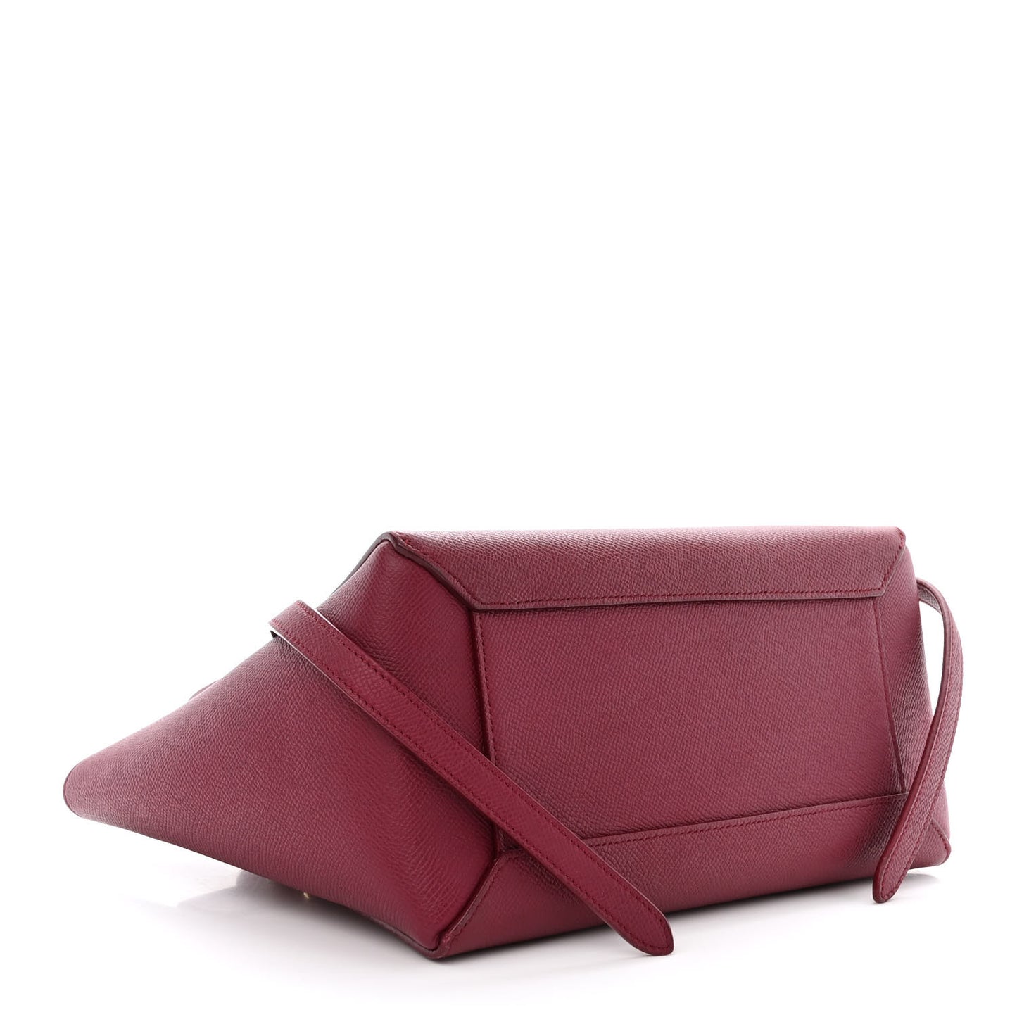Grained Calfskin Micro Belt Bag Plum