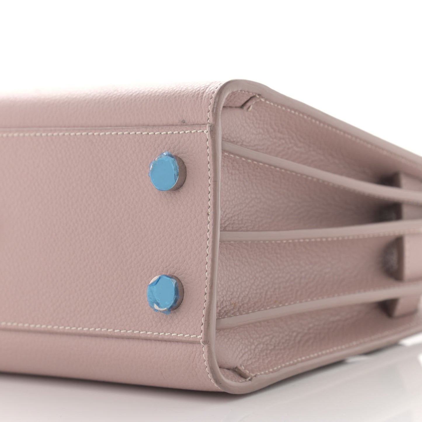 Grained Calfskin Nano Sac De Jour Antique Rose
