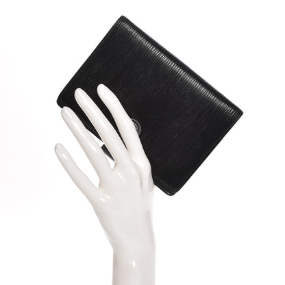 Louis Vuitton Epi Small Ring Agenda Cover Black 2 of 8