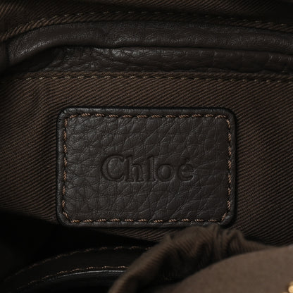 Chloe Calfskin Medium Marcie Satchel Anchor Grey 5 of 8