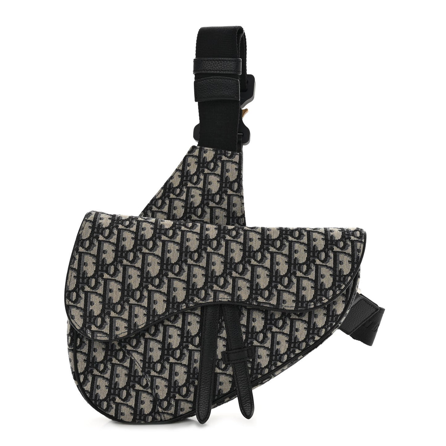 Oblique Mens Saddle Bag Blue