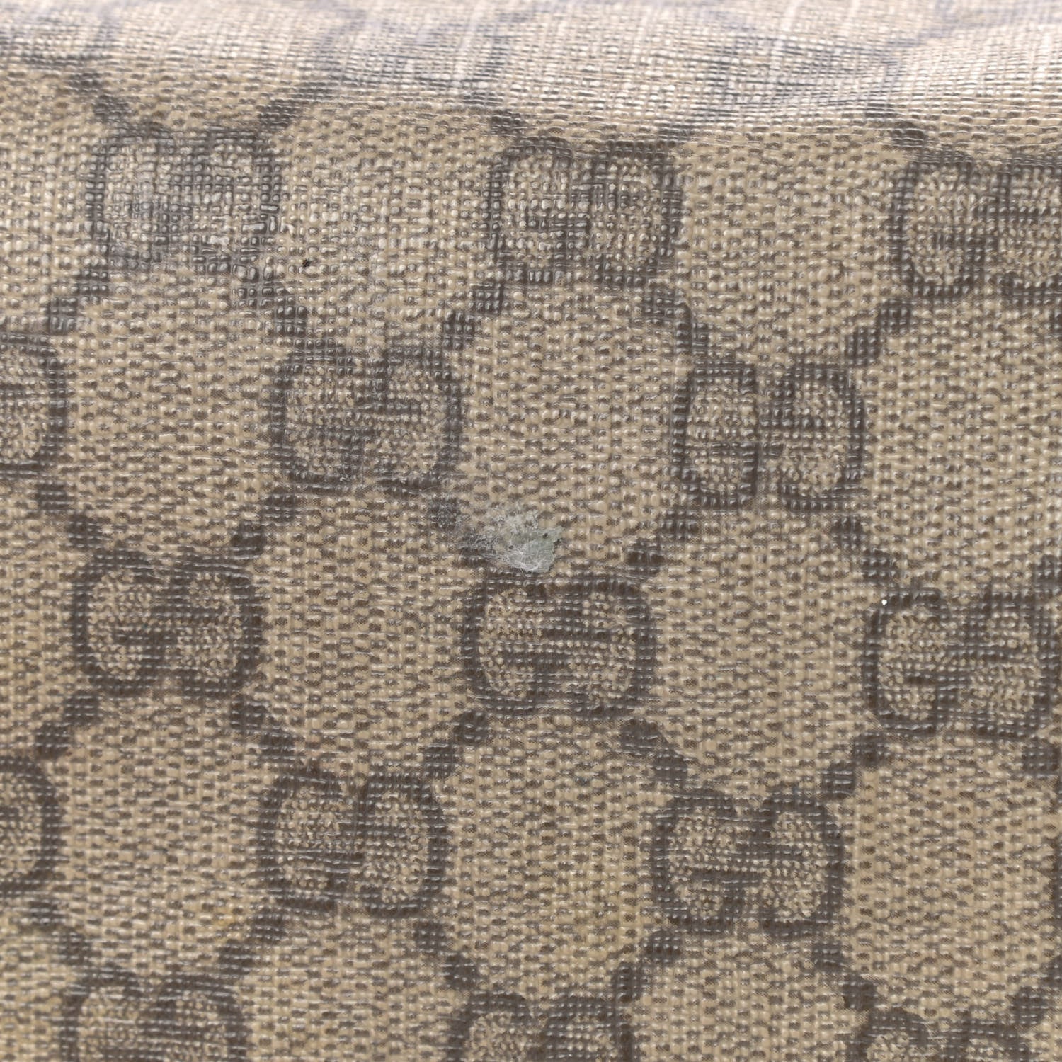 Gucci GG Supreme Monogram Medium Zippered Shopping Tote Dark Brown 7 of 8