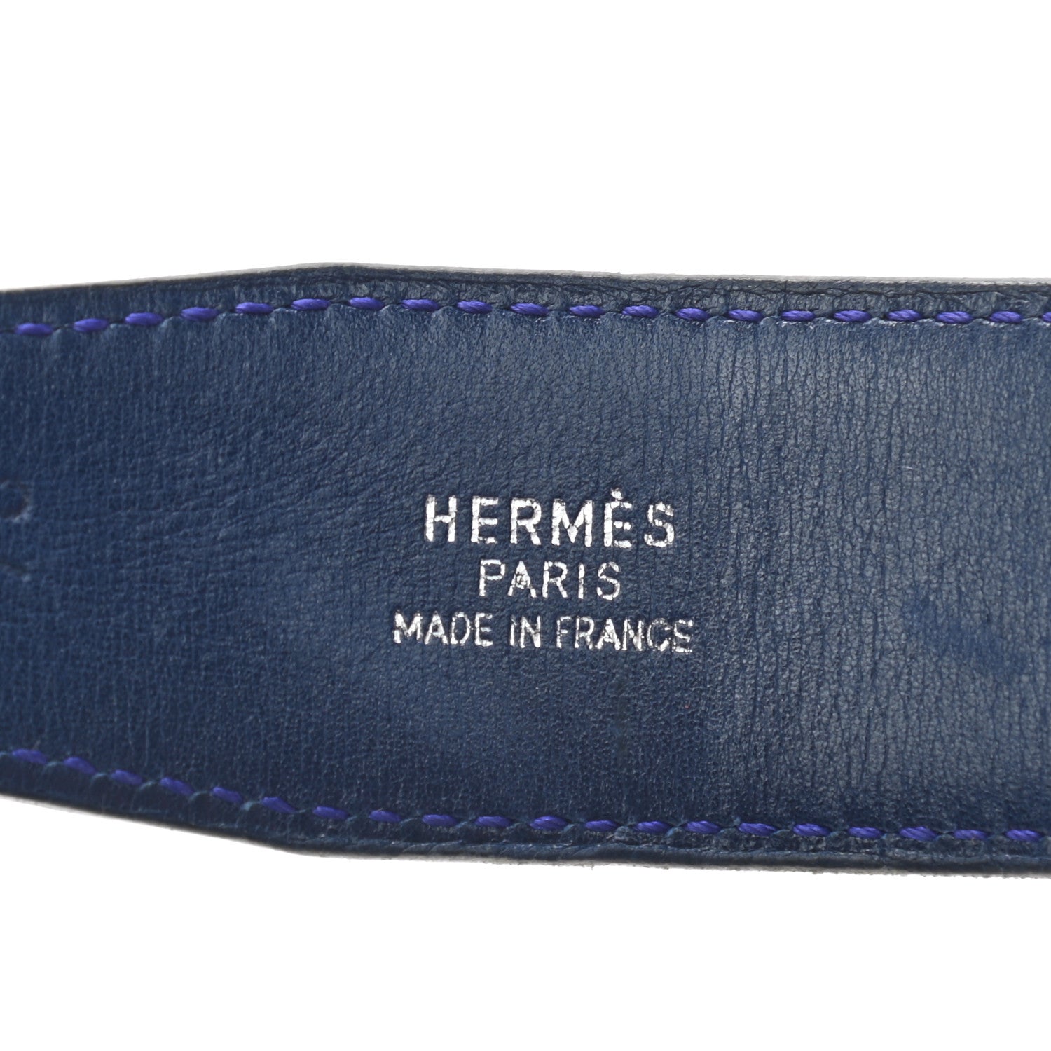Hermes Box Chamonix 32mm H Belt 70 Black Bleu Marine 3 of 6