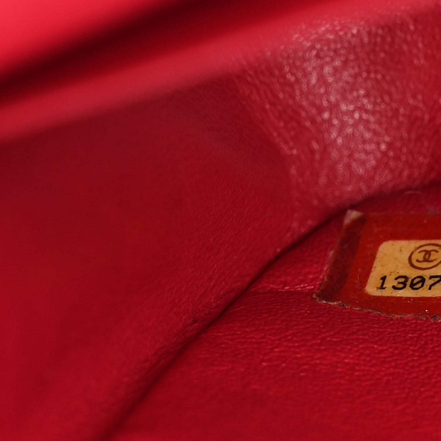 Lambskin Quilted Medium Double Flap Red