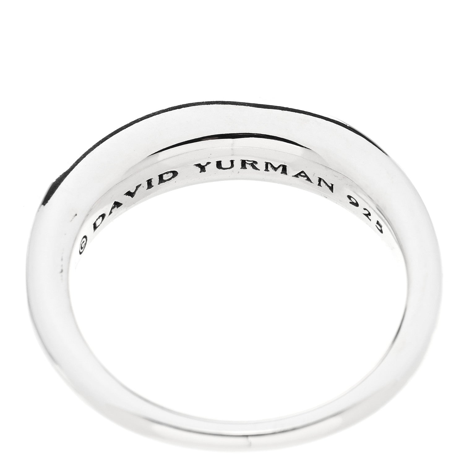 David Yurman Sterling Silver 5mm Pure Form Set of 2 Stack Rings 58 8.25 6 of 6