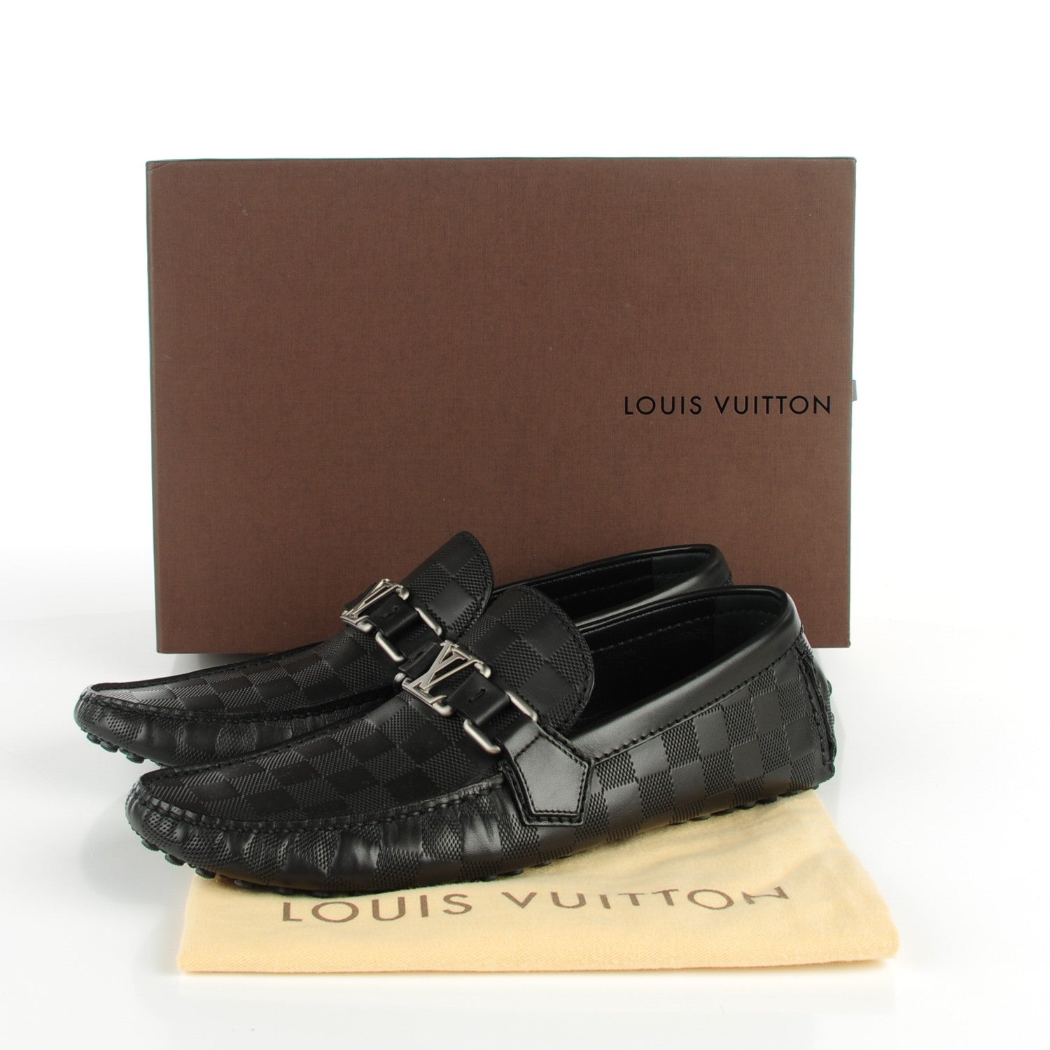 Louis Vuitton Calfskin Hockenheim Moccasin 6 Onyx 5 of 8