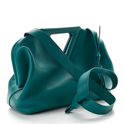 Bottega Veneta Calfskin Medium The Point Triangle Bag Mallard 2 of 8