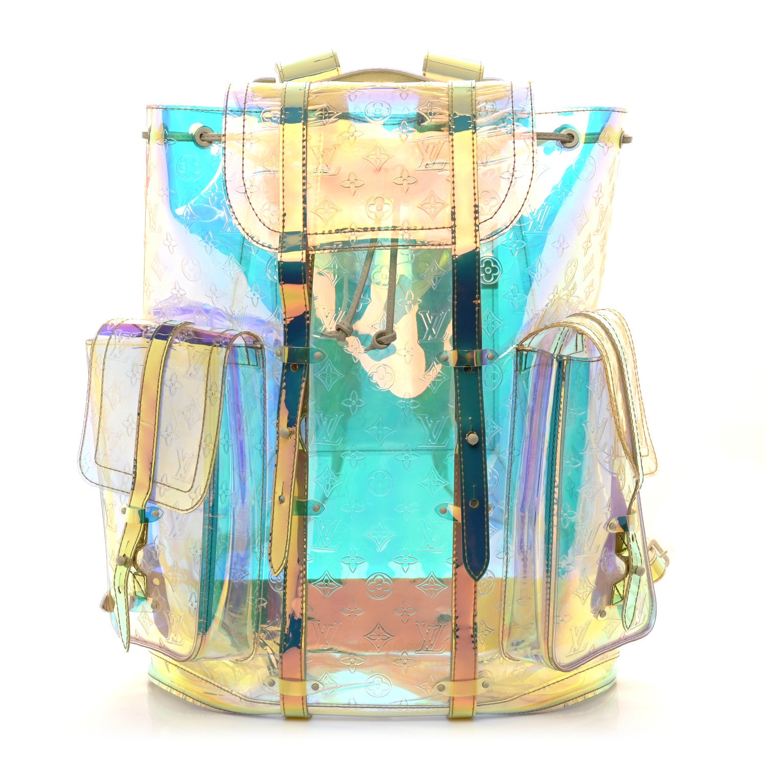 Louis Vuitton PVC Monogram Christopher Backpack GM Iridescent Prism 1 of 9