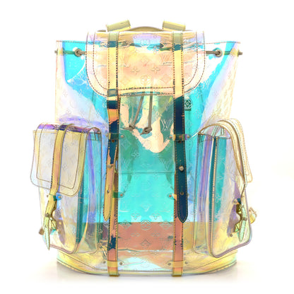 Louis Vuitton PVC Monogram Christopher Backpack GM Iridescent Prism 1 of 9