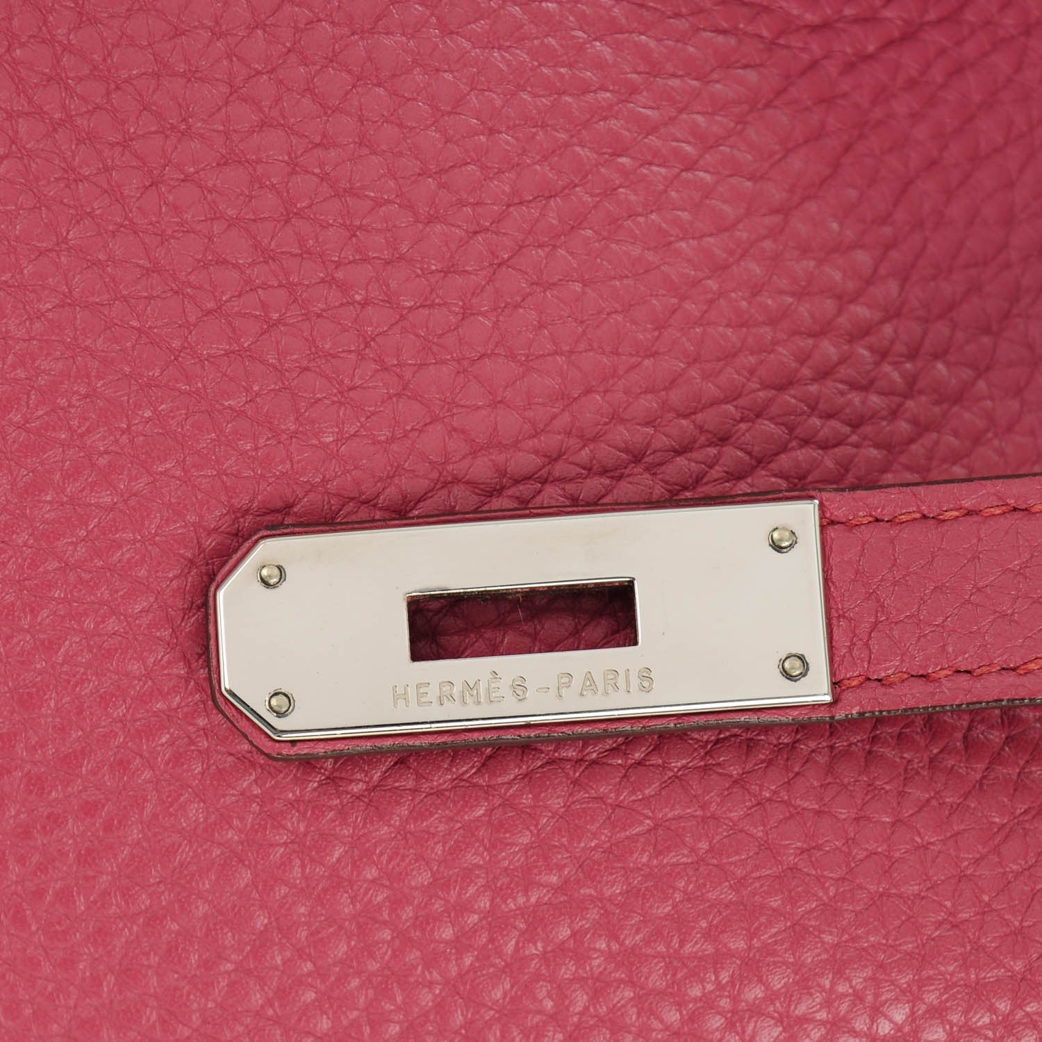 Hermes Taurillon Clemence Birkin 40 Bois de Rose 12 of 22