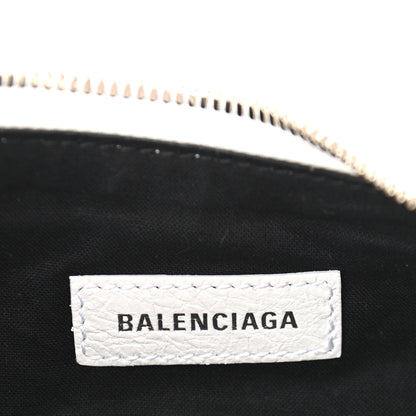 Balenciaga Agneau Arena Le Cagole Shoulder Bag XS Optic White 6 of 10