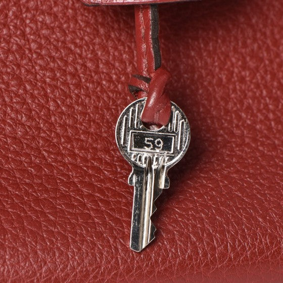 Taurillon Clemence Birkin 30 Rouge H