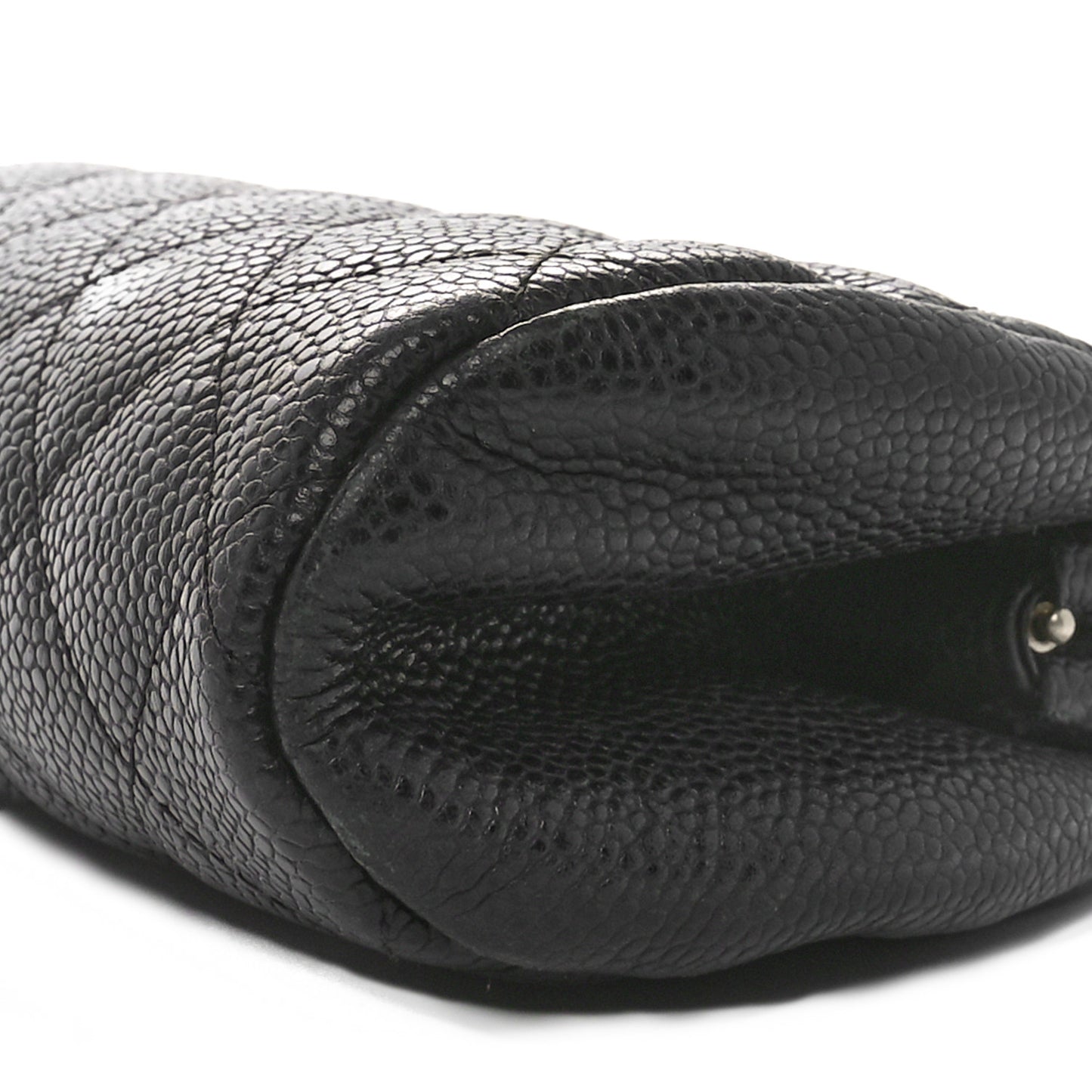 Caviar Quilted Timeless Clutch Black