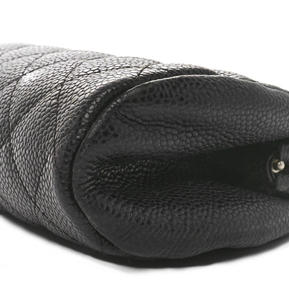 Chanel Caviar Quilted Timeless Clutch Black 10 of 11