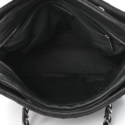 Chanel Calfskin Small Diamond Stitch Tote Black 5 of 5